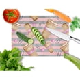 thumbnail image 2 of Caroline's Treasures Watercolor Coffee and Paper Clips Glass Cutting Board Large, 2 of 2