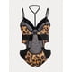 thumbnail image 4 of Gargantilla de Talla Grande con Estampado de Leopardo Rosegal Peluches y bodis de talla grande, 4 of 5