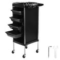 thumbnail image 3 of Lanzxjv Hair Salon Storage Tool Cart, 6-Layer Hair Salon Trolley with 4 Wheels, Barber Storage Cart for Hairdressing Beauty SPA Tattoo, 3 of 6