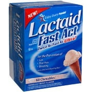 Lactaid Fast Act Chewables Vanilla Twist Flavor