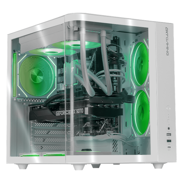 PC Gamer IA DXT GAMING NVIDIA GeForce RTX 5070 Intel Core i9 14900KF 16GB DDR5 SSD 1TB Sistema Liquido WIFI White Alto Desempeño Creativo con IA Integrada