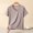 Gray, variant on Women's Tops Under $5 Plus Size Short Sleeve V Neck Solid Casual Top for Summer