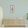 thumbnail image 3 of Stupell Industries Fashion Brand Surfboard Nature Painting Black Framed Art Print Wall Art, 10 x 24, 3 of 9
