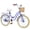 20" Purple, variant on Cirayno 24" Cruiser Bikes for Women, Single Speed Ladies Bike with Dual Brake, Basket & Rear Rack, Comfort Steel Frame Urban Commuter Bike Bicycle, Adult, Fits Riders 4'8"-5'6", Green