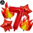 thumbnail image 3 of Volcano Party Decoration Disposable Tableware Paper Plate Cup plastic Tablecloth Volcano Theme Party Supplies 5th Birthday Decor, 3 of 4