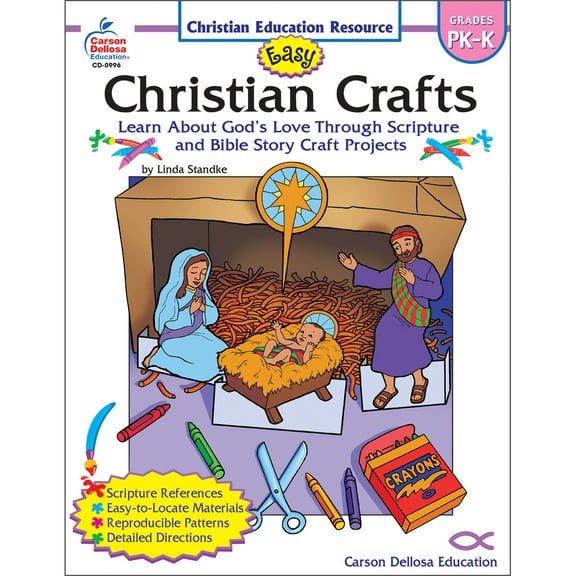 Pre-Owned Easy Christian Crafts: Grades Pk-K (Paperback) 0887247946 9780887247941