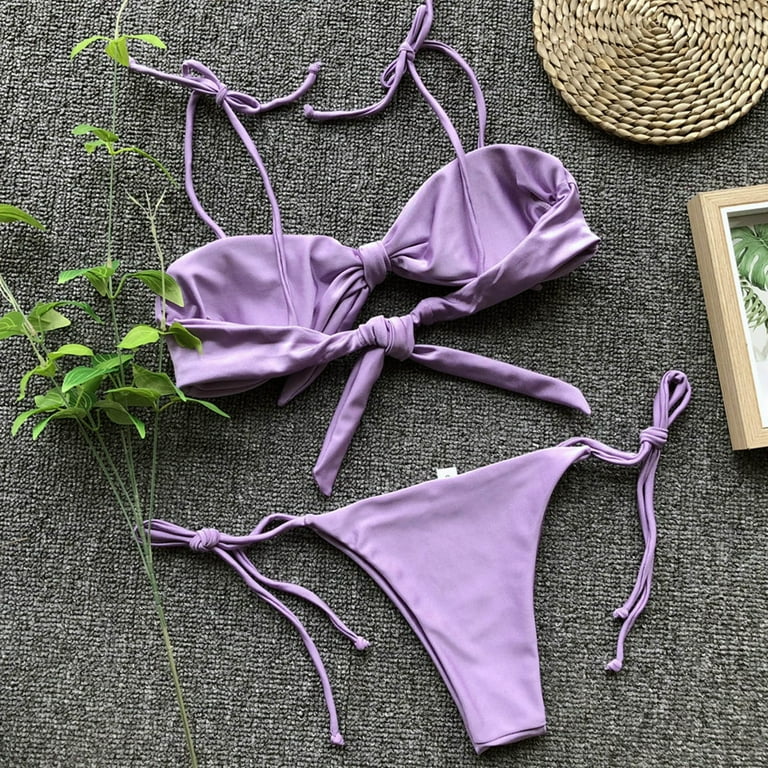 Bright hotsell purple bikini