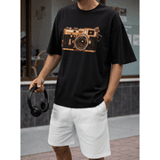 Men's 100% Cotton Short Sleeve Crewneck Graphic T-Shirt, Soft Breathable Moisture Wicking Casual Basic S-3XL NH00063