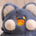 thumbnail image 2 of DuDu Muñeco de Peluche de Gato Muñeco de Gato Suave de Peluche de algodón PP de Dibujos Animados Lindo para Novia niños Gris Premium 40 cm/15,7 Pulgadas (Aprox. 0,3 kg/0,7 Libras), 2 of 5
