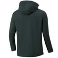 thumbnail image 4 of WTOBBY Men's Outdoor Waterproof Windproof Jacket - Solid Color Hooded Design with Zip-Up, Multi-Pockets,Perfect for Hiking, Camping, and All-Weather Protection,Gray 3XL, 4 of 5