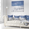 thumbnail image 2 of Designart Flight over Bright Clouds - Contemporary Landscape Printed Throw Pillow - 16x16, 2 of 4