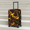 thumbnail image 6 of Hirioo Orange Lightning for Elasticity Suitcase Cover (No luggage Included) Durable Luggage Protector Fits 18-32 Inch Luggage-Small, 6 of 7