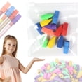 thumbnail image 2 of 12 Pcs Pencil Top Erasers, Latex-Free Cap Erasers for Pencils, No-Smudge Cap Erasers, Office Supplies, Classroom Must Haves, Assorted Colors A, 2 of 9