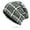 Black, variant on Womens Mens Double-Layer Tartan Slouchy Beanie Winter Knit Hat Breathable & Warm Head-Wrapping Cap Unisex Cuffed Hat