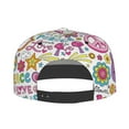 thumbnail image 4 of Fotbe Peace Love and Dove Flower Power Flat Bill Visor Cap Classic Snapback Hat Polyester Foam Trucker Hat Trucker Cap Adjustable Baseball Cap, 4 of 9
