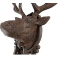 thumbnail image 4 of antiqued finish 8 point buck deer door knocker, 4 of 5
