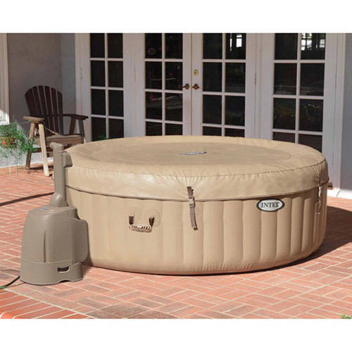 Intex PureSpa 77 Inch 4 Person Inflatable Round Hot Tub Spa with Bubble Jets - image 3 of 11