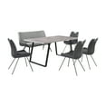thumbnail image 2 of Coronado 6 Piece Grey Rectangular Dining Set, 2 of 8