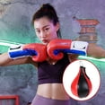 thumbnail image 3 of RENACLIPY Hanging Boxing Speed Ball Punching Ball for Training PU Black 1Pack, 3 of 8