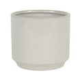 thumbnail image 5 of Cheungs Elegora Straight Side Solid Color Ceramic Pot - Off White Small, 5 of 5