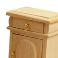 thumbnail image 4 of 1: 12 muebles en miniatura para , Mini de noche pequeña para decoración de mesa de arena, modelo DIY, suministros de colección Macarena Cabecera en miniatura, 4 of 8