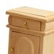 thumbnail image 4 of Mesa de madera 1:12 con cajón, Mini de noche para decoración de mesa de arena, modelo DIY, 4 of 5