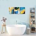 thumbnail image 6 of Canvas Wall Art For Living Room Family Wall Decorations For Bedroom Modern Bathroom Wall Decor Paintings Line Geometric Abstract Pictures Artwork Office Canvas Art Prints Kitchen Home Decor 3 Piece, 6 of 6