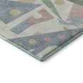 thumbnail image 3 of Addison Rugs Mayfield Premium Machine Washable Transitional Geometric Sky Rectangle Rug, 10' X 14' Machine Washable Transitional Geometric Sky Oversized Sherpa Throw Blanket, 3 of 7