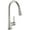Lustrous Steel, variant on Elkay LKGT4083CR Gourmet Single Hole Kitchen Faucet with Pull-Down Spray and Forward Only Lever Handle, Chrome