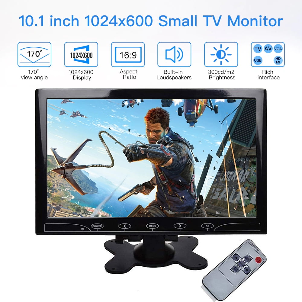 10.1 Inch CCTV Monitor LCD Small HDMI Monitor, TOGUARD Computer