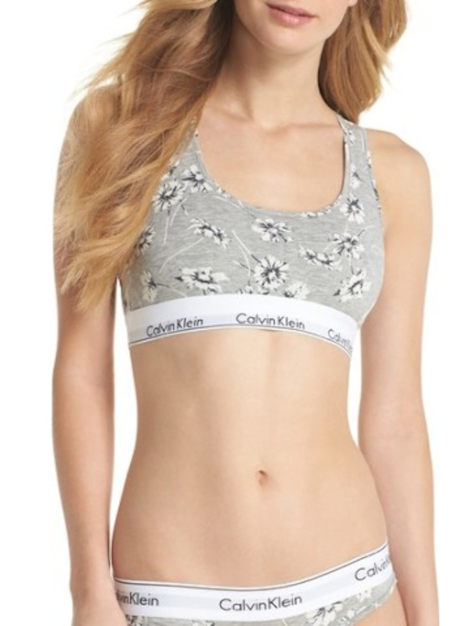 Calvin Klein CALVIN KLEIN Intimates Gray Everyday Bras & Sets Size S
