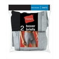 thumbnail image 1 of Hanes Red Label Men`s Boxer Brief Black/Grey, M, Black/Grey, 1 of 1