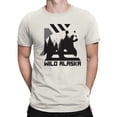 thumbnail image 2 of Wild Alaska Bear Graphic Men's Off White T-Shirt, 2 of 3