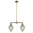 thumbnail image 2 of Innovations Lighting 209 Geneseo Geneseo 2 Light 21" Wide Linear Chandelier - Black, 2 of 7