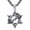 A01-Silver, variant on Star of David Necklace 925 Sterling Silver Jewish Megan Star Pendant Hexagonal Necklaces Jewelry for Men, w/Stainless Steel Chain 22’’ + 2’’