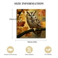 thumbnail image 2 of Zhiwo Canvas Wall Art Prints Painting Owl Birds Autumn Fall Maple Leaf Wall Decorative Artwork Ready to Hang for Living Room,, 2 of 5