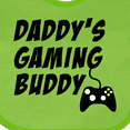 thumbnail image 4 of Inktastic Daddy's Gaming Buddy with Controller Boys or Girls Baby Bib, 4 of 4