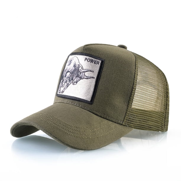 Baseball Caps Men Women Snapback Hip Hop Cap With Fashion Animals Embroidery Summer Breathable Mesh Trucker Caps Streetwear Bone qym unisex