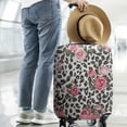 thumbnail image 2 of Pioneer Flower Floral Print Pattern Luggage Cover Fashion Suitcase Cover Baggage Covers Fit 25-28 Inch Luggage (Go Travel), 2 of 5