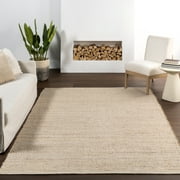nuLOOM Elfriede Jute Blend Natural 2' 6 x 6' Farmhouse Runner Rug