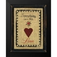 thumbnail image 2 of Spivey, Linda 19x24 Black Modern Framed Museum Art Print Titled - With Love, 2 of 5