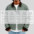 thumbnail image 3 of Thousandth Men's Canvas Workwear Jacket Durable Vintage Corduroy Collar Coat Classic Button Up Top Casual Spring Fall Jacket, 3 of 8