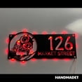 thumbnail image 3 of Handmadetneonsign Owl Bird House Number Metal Wall Art LED Light - Personalized Sign Home Decor 44858, 3 of 5