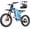 X2 Pro-Blue, variant on FREEGO X2 Pro Electric Bike for Adults,6000W Peak Motor,60V 30Ah Battery,50 MPH,56 Miles,Full Suspension,Hydraulic Disc Brakes,E-Bike Gray