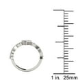 thumbnail image 4 of AoneJewelry 0.20 Carat 14K White Rose & Yellow Gold Diamond Milgrained Women's Wedding Band, 4 of 5