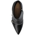 thumbnail image 4 of Journee Catoa Stiletto Heel Pointed Toe Zipper Detail Comfort Dress Booties, 4 of 9
