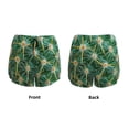 thumbnail image 3 of Fuzoiu Thorns Of Macro Cactus Print Women's Athletic Shorts, Double-Layer Running Shorts with Pocket,Women's Workout Shorts for Yoga, Gym, and Workouts-XX-Large, 3 of 7