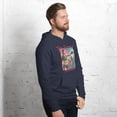 thumbnail image 4 of The Fittest Survive Unisex boxing hoodie (Heather Navy, S), 4 of 4