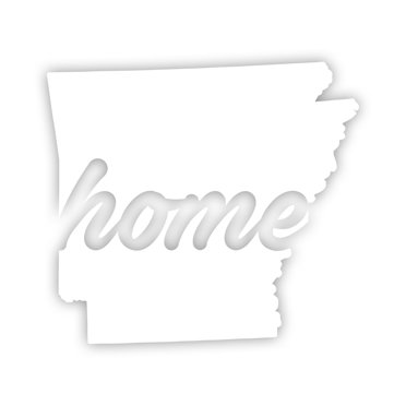 Arkansas State Sticker 4\" Weatherproof And Durable, Outdoor Sticker, Travel Sticker, Wanderlust, Moon , Trees