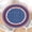 4thjul-circle, variant on 4th of July Fitted Tablecloth 60 Inch Round, Wooden Vintage Rustic Dark Blue Patriotic Washable Table Cover Elastic Edged for Dinning, Picnic, Camping, Banquet
